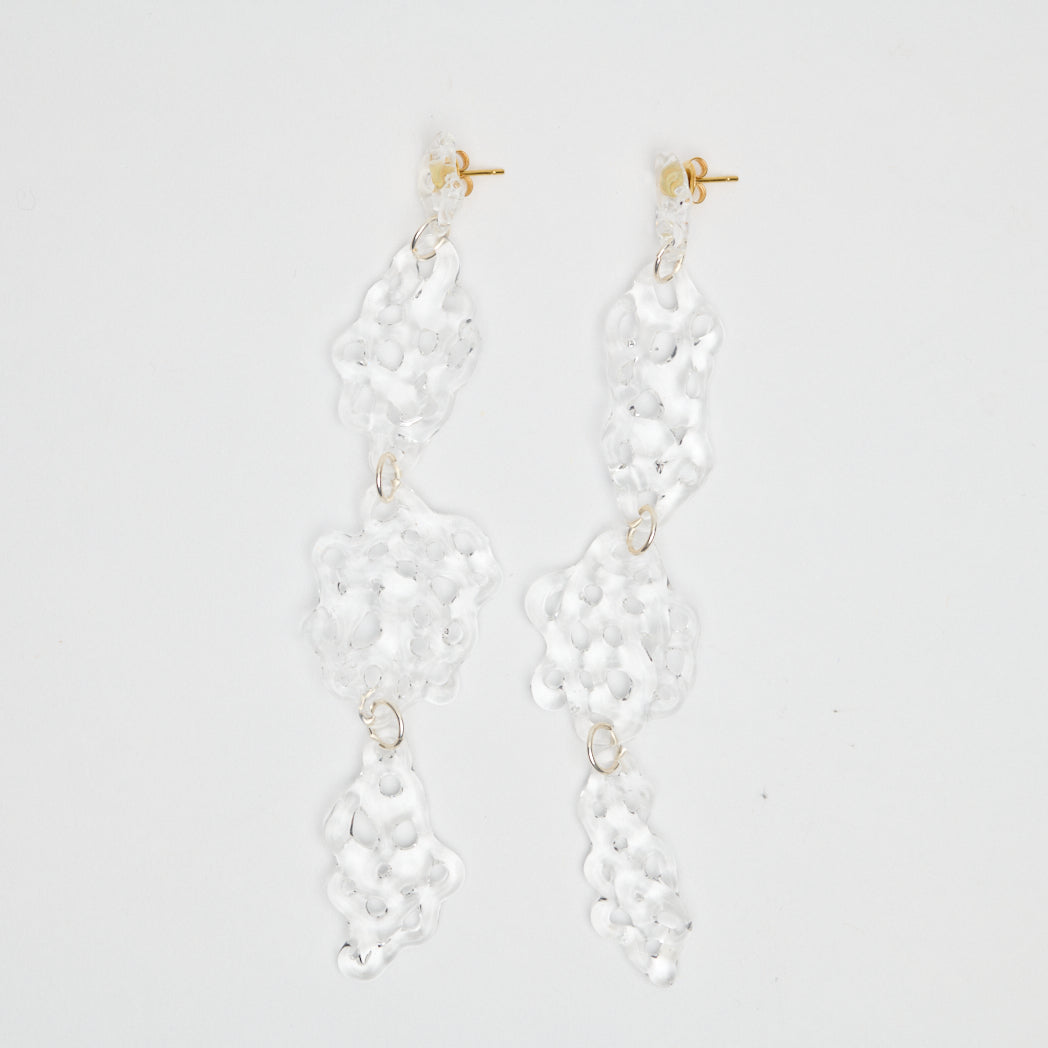 Glass Crochet Earrings