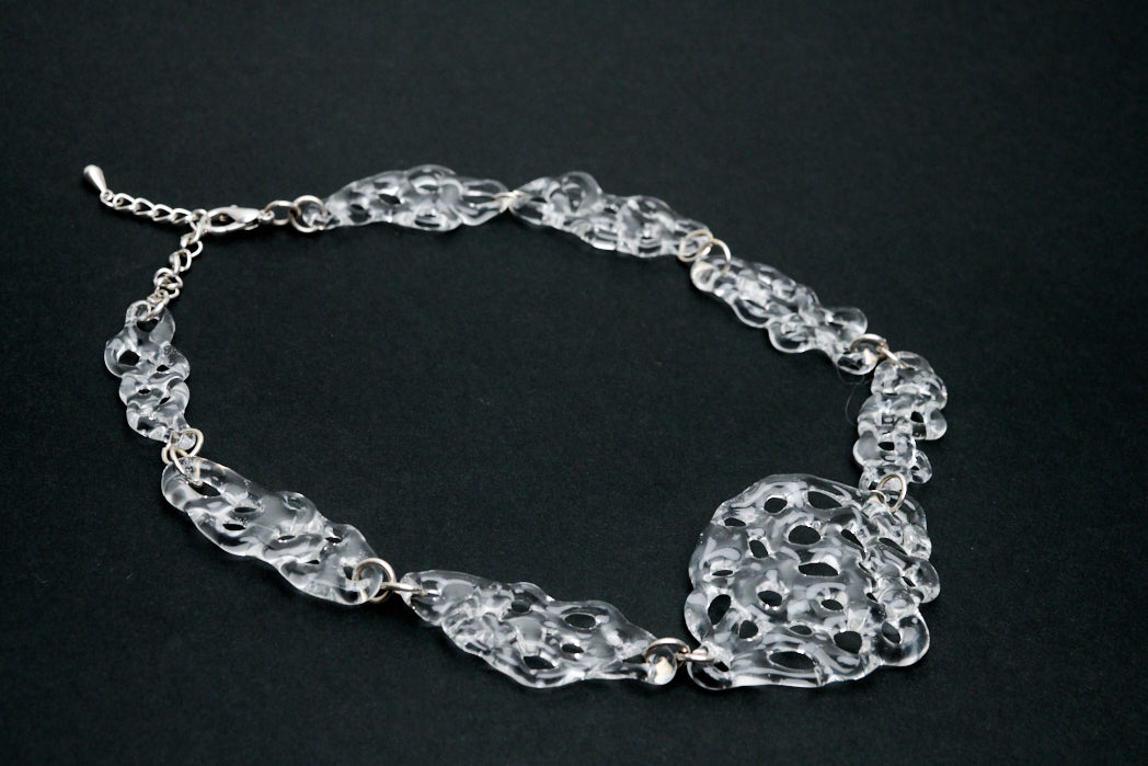 Glass Crochet Necklace