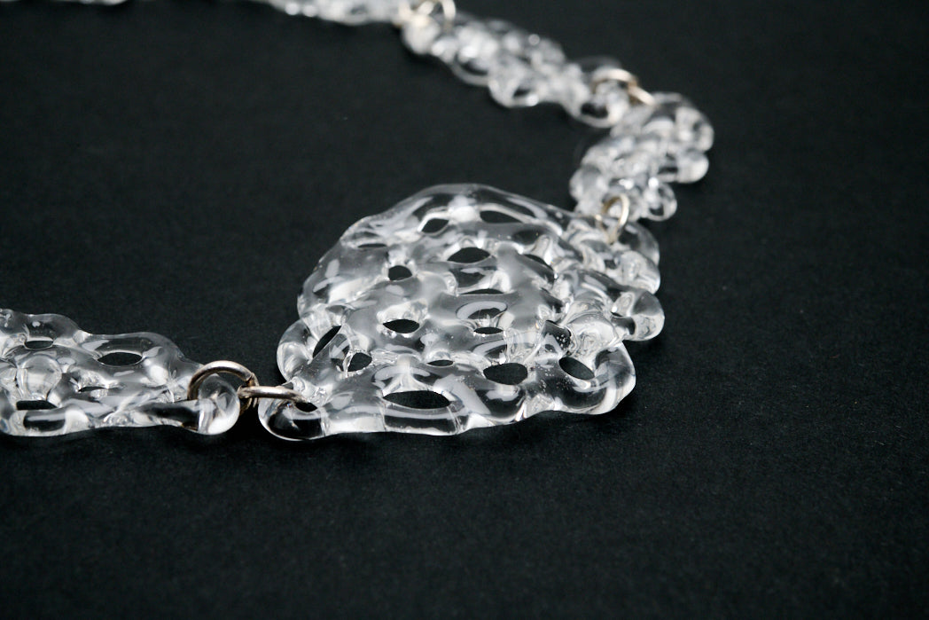 Glass Crochet Necklace