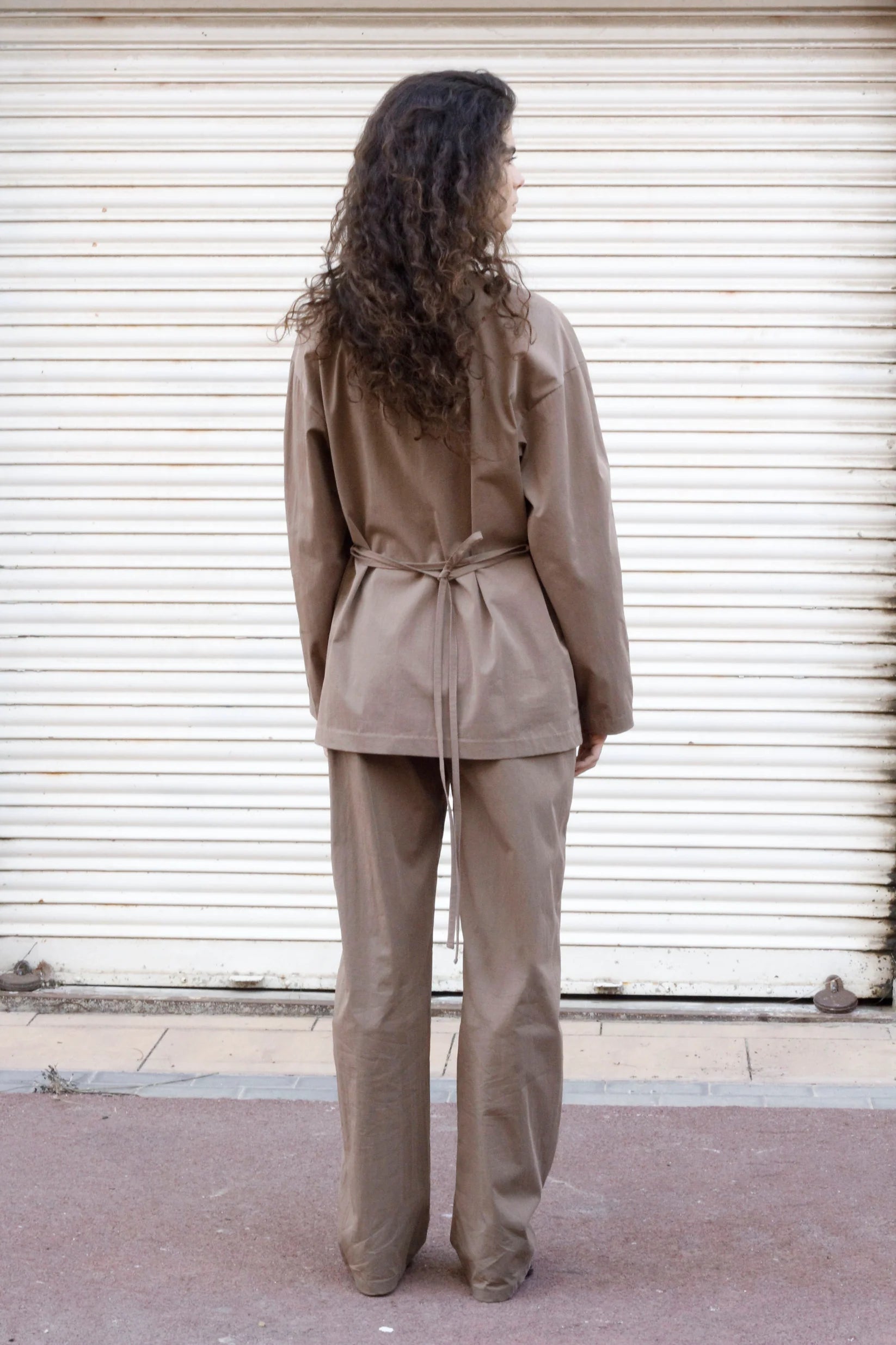 Glass Trousers Taupe