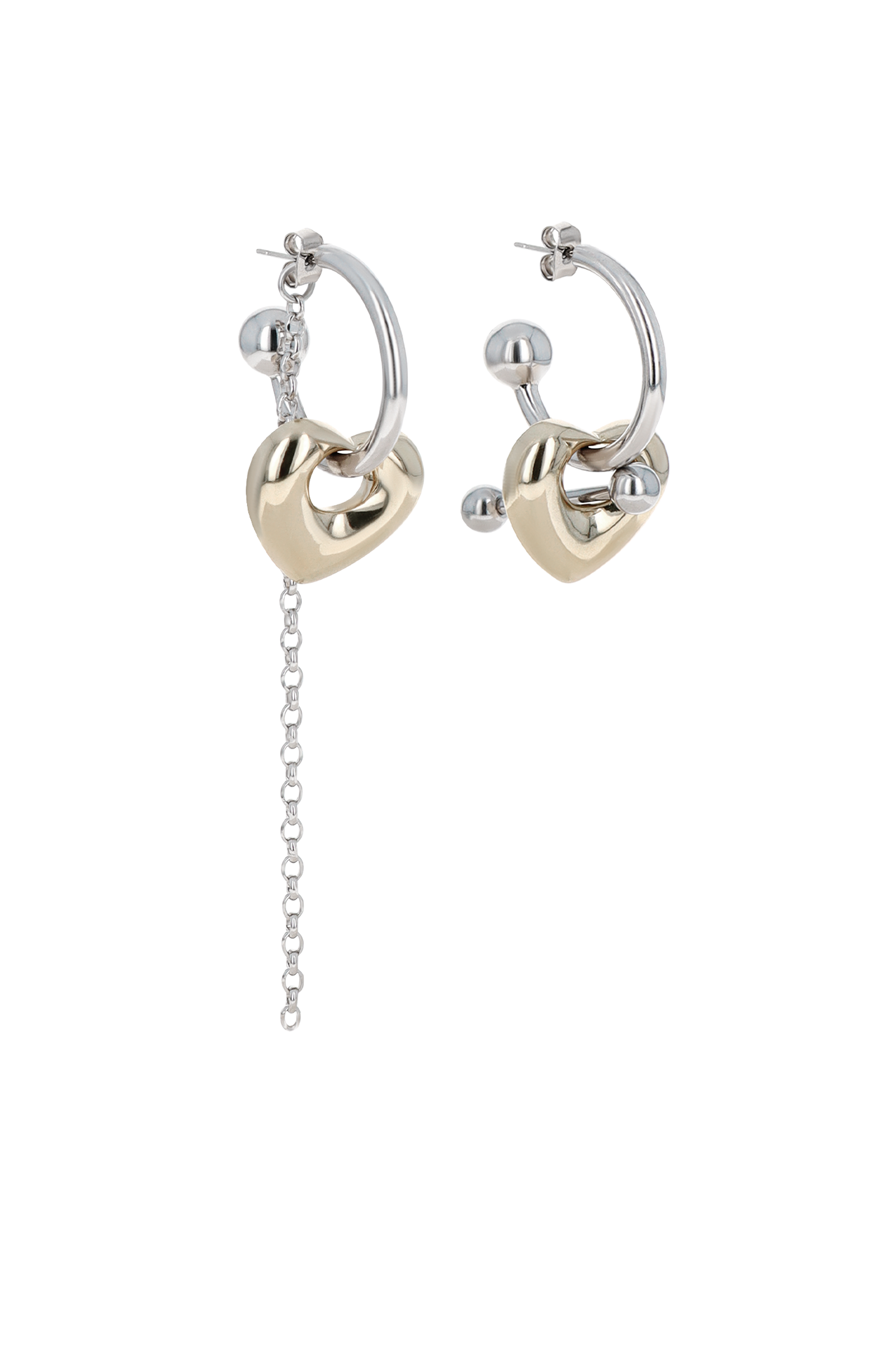 LIU EARRINGS PALLADIUM