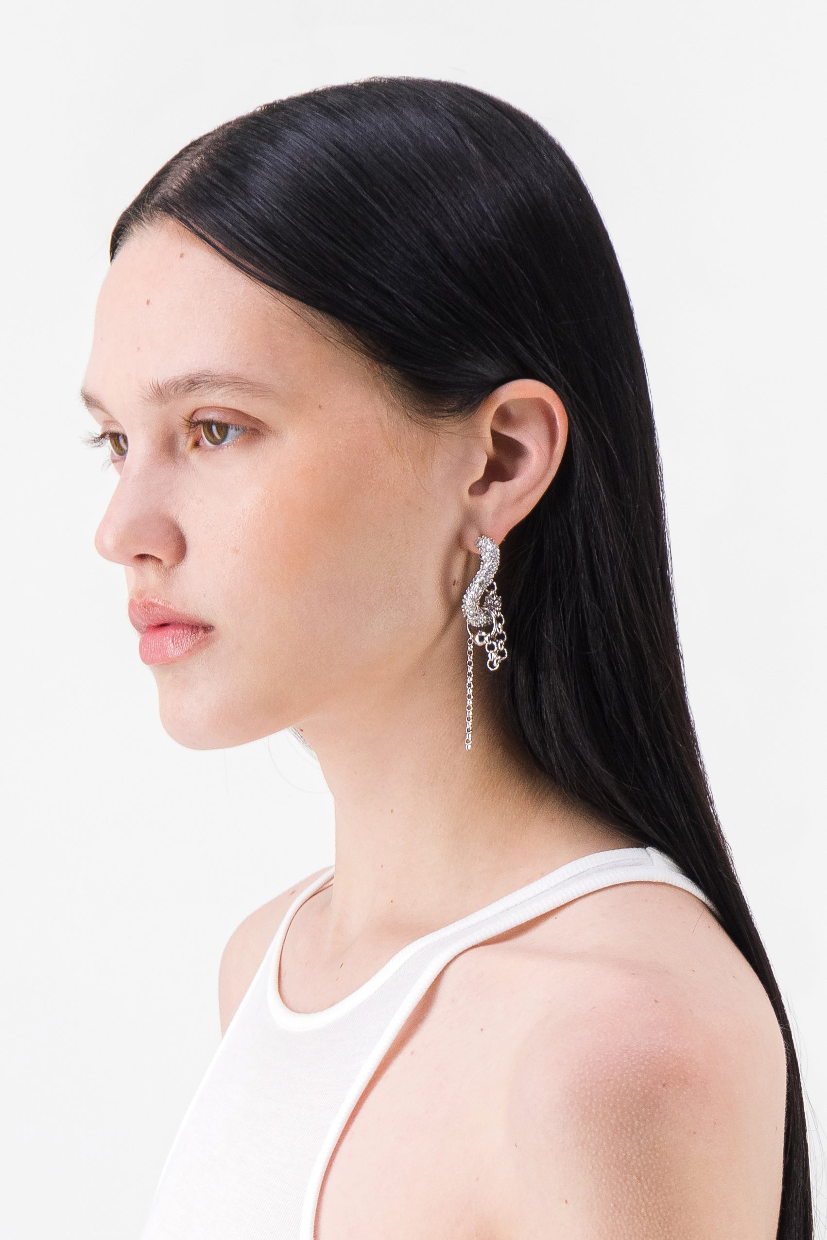 LOTTA EARRINGS PALLADIUM