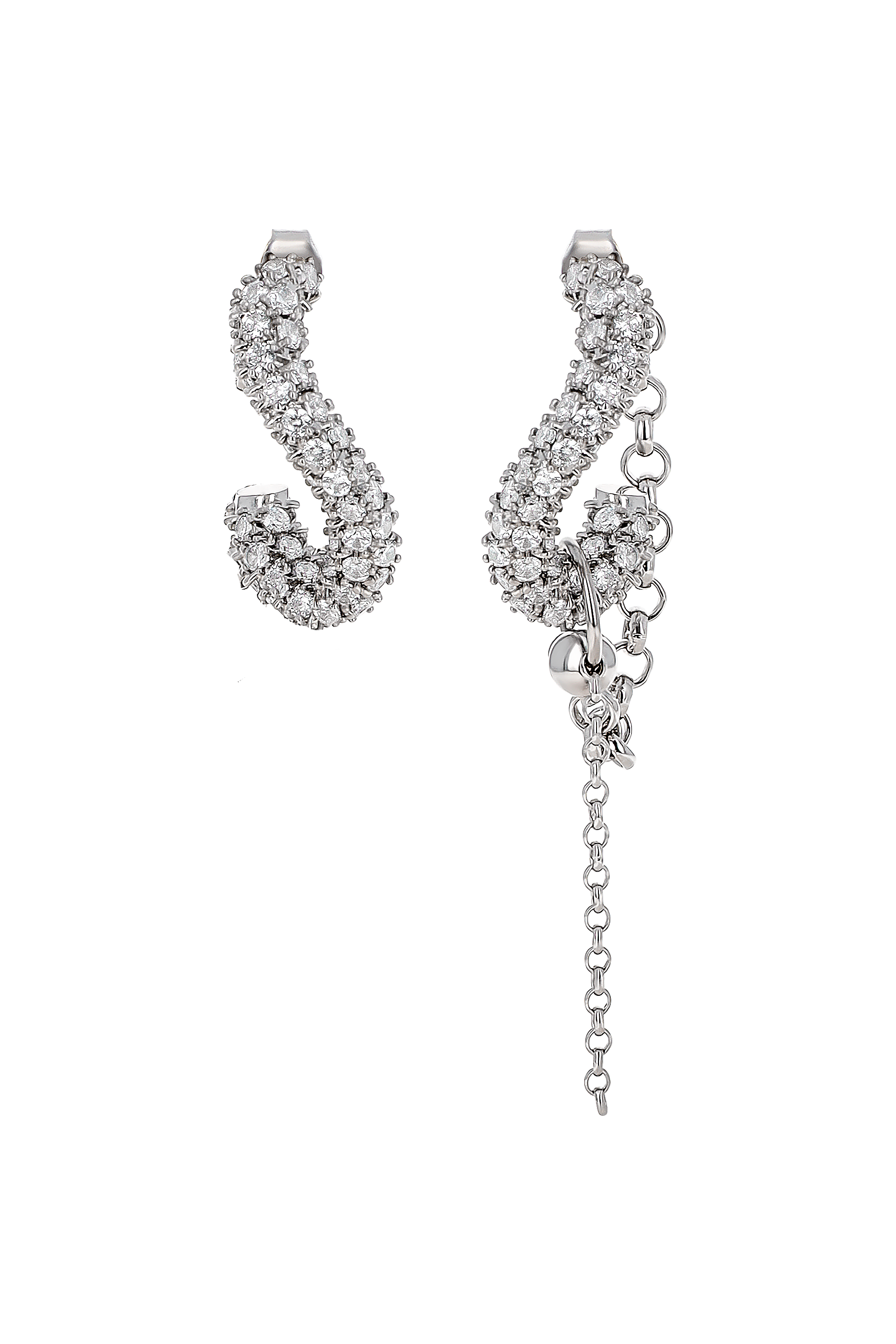 LOTTA EARRINGS PALLADIUM