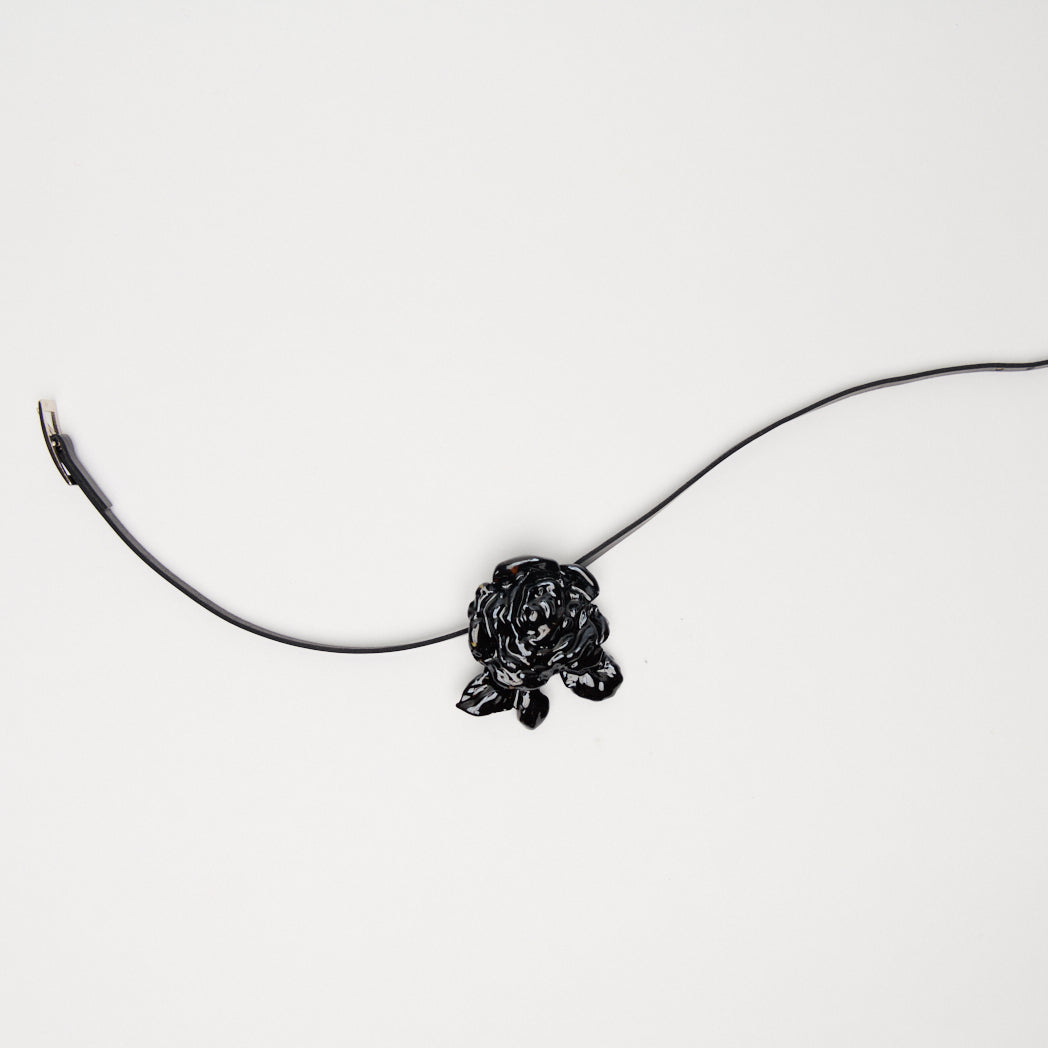 Rosa Belt Necklace Black