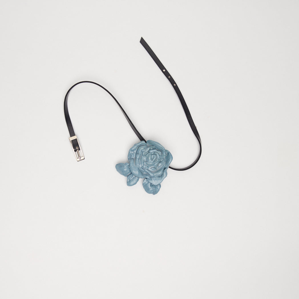 Rosa Belt Necklace Blue