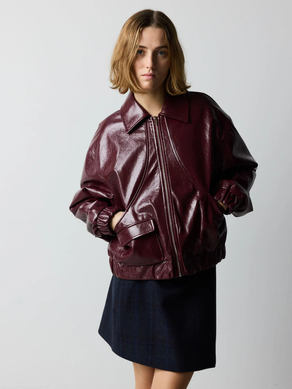 SALLY JACKET BURGUNDY
