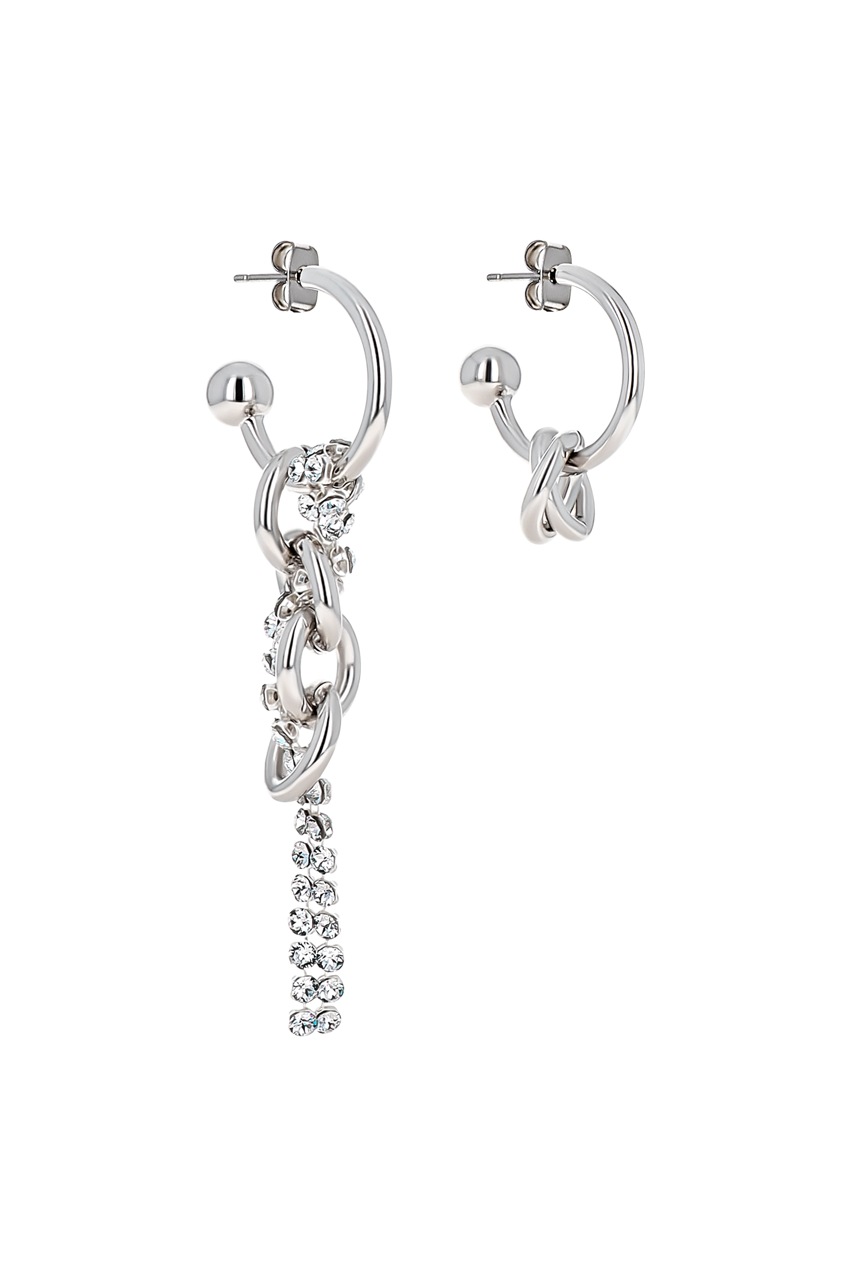 SHELBY EARRINGS PALLADIUM
