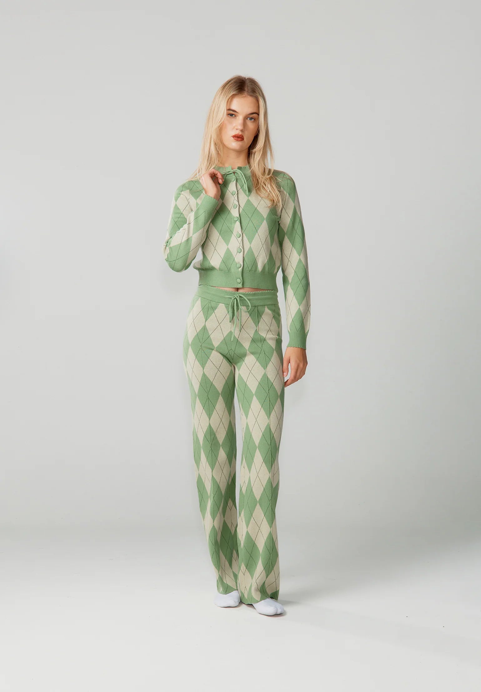 Argyle Lounge Cardigan